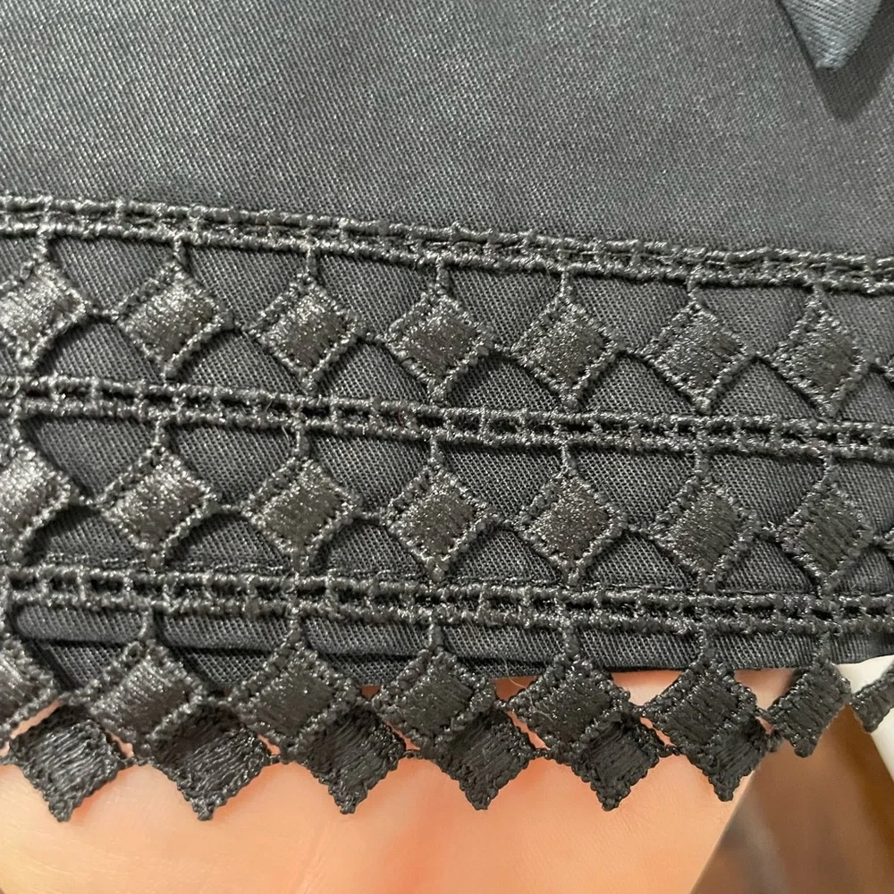 Banana Republic black sleeves dress size 00 petite - Picture 7 of 9